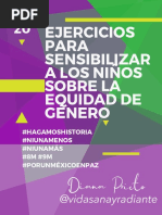 Equidad de Género y Sensibiliacion Ejercicios10 PDF