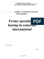 Forme Speciale de Leasing