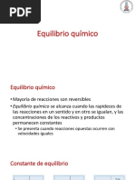 Unidadad 4.1 Equilibrio Químico