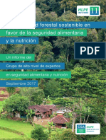 Una Actividad Forestal Sostenible en Favor de La Seguridad Alimentaria y La Nutrición