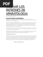 Diseñar Los Patrones de Aparatologia