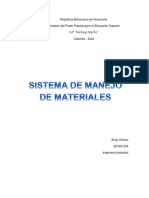 Ensayo, SISTEMA DE MANEJO DE MATERIALES (Electiva)