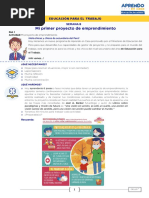 SEMANA 8 - Mi Primer Proyecto de Emprendimiento PDF