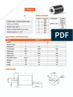 22 Series BLDC Motor: Wire Diagram