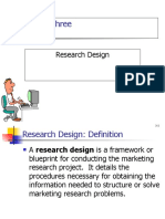 Chapter Three: Research Design