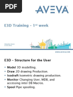 11 E3D Training Slides Week1