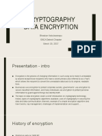 Cryptography Data Encryption: Bhaskar Kakulavarapu ISACA-Detroit Chapter