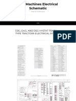 D3G, D4G, AND D5G HYSTAT TRACK-TYPE TRACTORS ELECTRICAL SYSTEM - CAT Machines Electrical Schematic 1