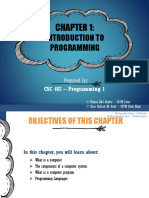 Intro To Programming PDF