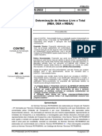 N-2932 Determinação de Aminas Livre e Total