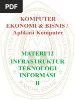 Materi 12 - Infrastruktur Teknologi Informasi II