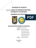 Informe Macroeconomía Argentina PDF