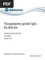 Kit Insert Anti Toxoplasma Gondii IgG