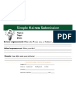 12 Simple Kaizen Template