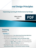 Basic Instructional Design Principles