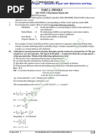 JEE Advanced 2017 Paper 1 Question Paper With Solutions and Answer Key PDF