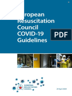 European Resuscitation Council COVID-19 Guidelines: 24 April 2020