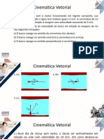 Exercícios de Cinemática Vetorial - Aula 2