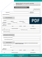 Ficha de Inscripción Mena