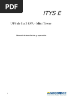 Manual Uso Itys 1 - 3 KVA