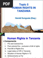 Human Rights in Tanzania