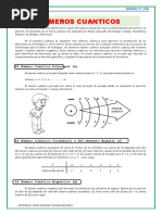 Clasificacion de Los Numeros Cuanticos para Quinto de Secundaria