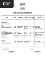 Action Plan For Early Registration 2015