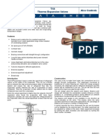 D A T A S H E E T: TX6 Thermo Expansion Valves Alco Controls