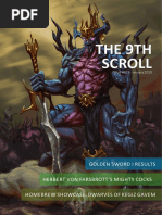 The 9Th Scroll: Golden Sword I Results Herbert Von Farsbrott'S Mighty Cocks