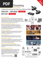 Simple Live Streaming: PXW-Z90 / HXR-NX80 MCX-500