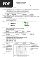 Second Long Test in Science 8