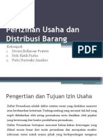 Perizinan Usaha Dan Distribusi Barang