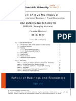 Course Manual QM3IB - 1617