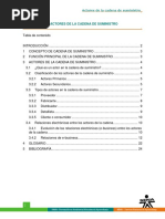 Actores de La Cadena de Suministro