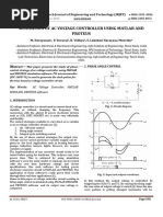 Simulation of Ac Voltage Controller Using Matlab and Proteus
