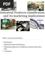 Industrial Products Classification and Its Marketing Implications