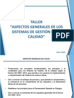 Aspectos Generales de Los SGC