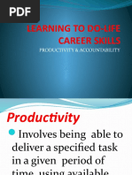 LEARNING TO DO-LIFE CAREER SKILLS Powerpoint