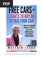 Matthew Lesko Free Cars Grants To Buy or Fix Up Your Car Compressed PDF