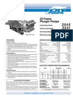 35 Frame Plunger Pumps: Specifications Features