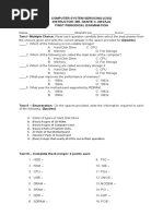 SHS-PRE-FINAL Exam