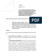 DENUNCIA Penal Alcalde de Ciudada Eten