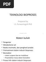 Teknologi Bioproses: Prepared by I.S. Purwaningsih PHD