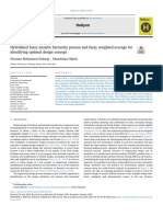 Fuzzy AHP and Fuzzy Weighted Average in Design Concept Selection