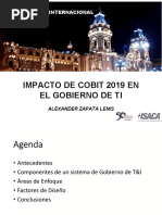 Impacto de Cobit 2019 en El Gobierno de TI - Alexander Zapata PDF