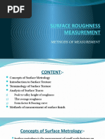 Surface Roughness