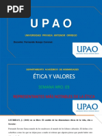 Universidad Privada Antenor Orrego: Docente: Fernando Araujo Coronel