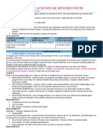 Complicaciones de Rinosinusitis