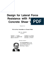 4 Design For Lateral Resistance With Precast Concrete Shear Walls PDF