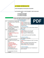 La Forme Interrogative